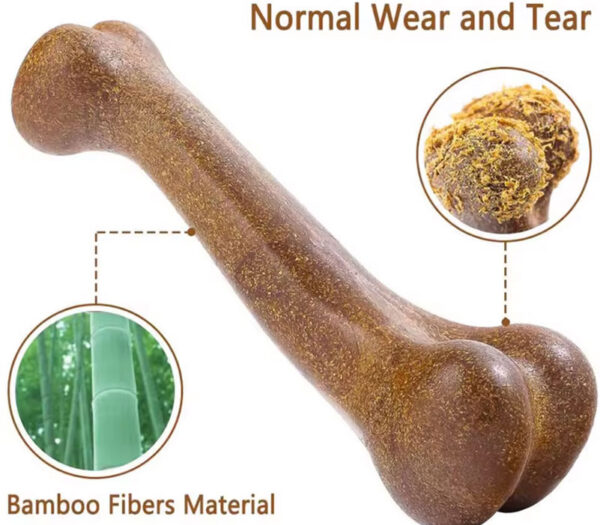 Dog Bone Chews Toys Nearly Indestructible Natural Non-Toxic Anti-bite Puppy Toys For Small Medium Large Dog Pet Chew Game Dental - Image 4