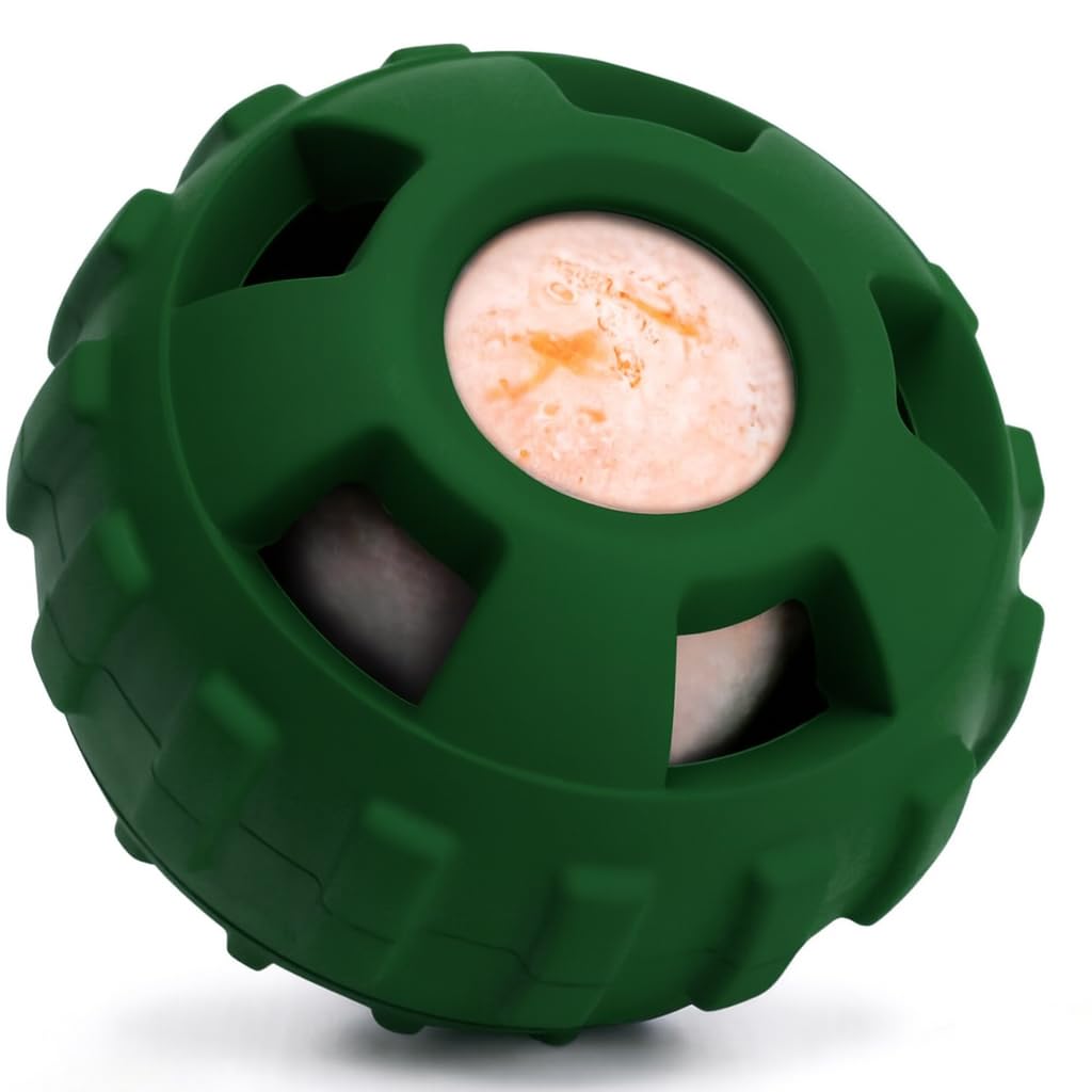 4-in-1 Treat Dispensing Dog Toy (Small, Green) - Image 2