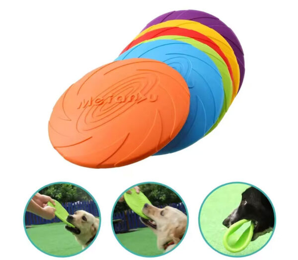 Fashion Dog Toy Flying Discs Pet Dogs Silicone Game Trainning Interactive Puppy Toys Puppy Pet Supplies - Image 6