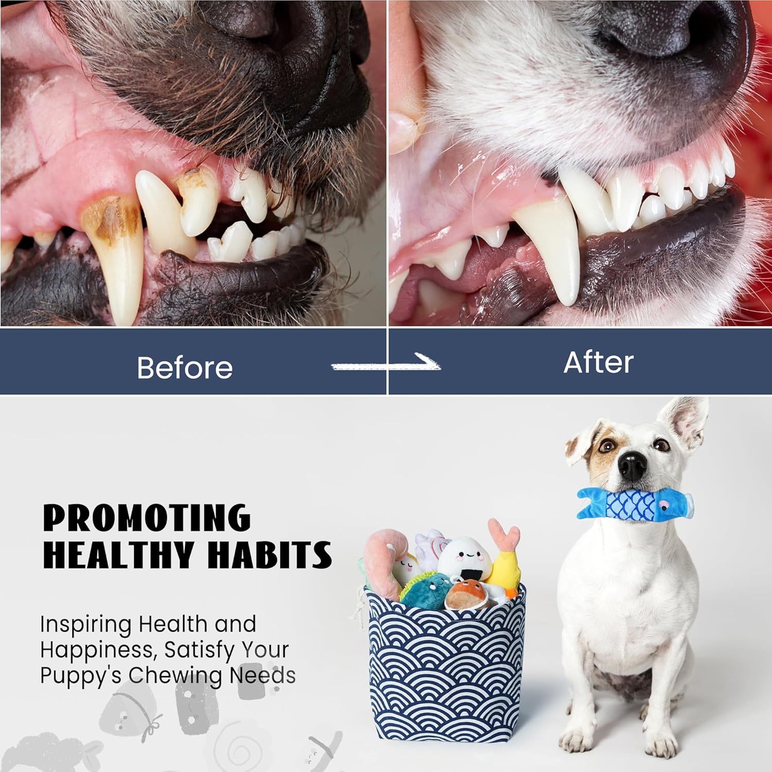 10-Piece Sushi Plush Dog Toy Set – Small Dogs - Image 2