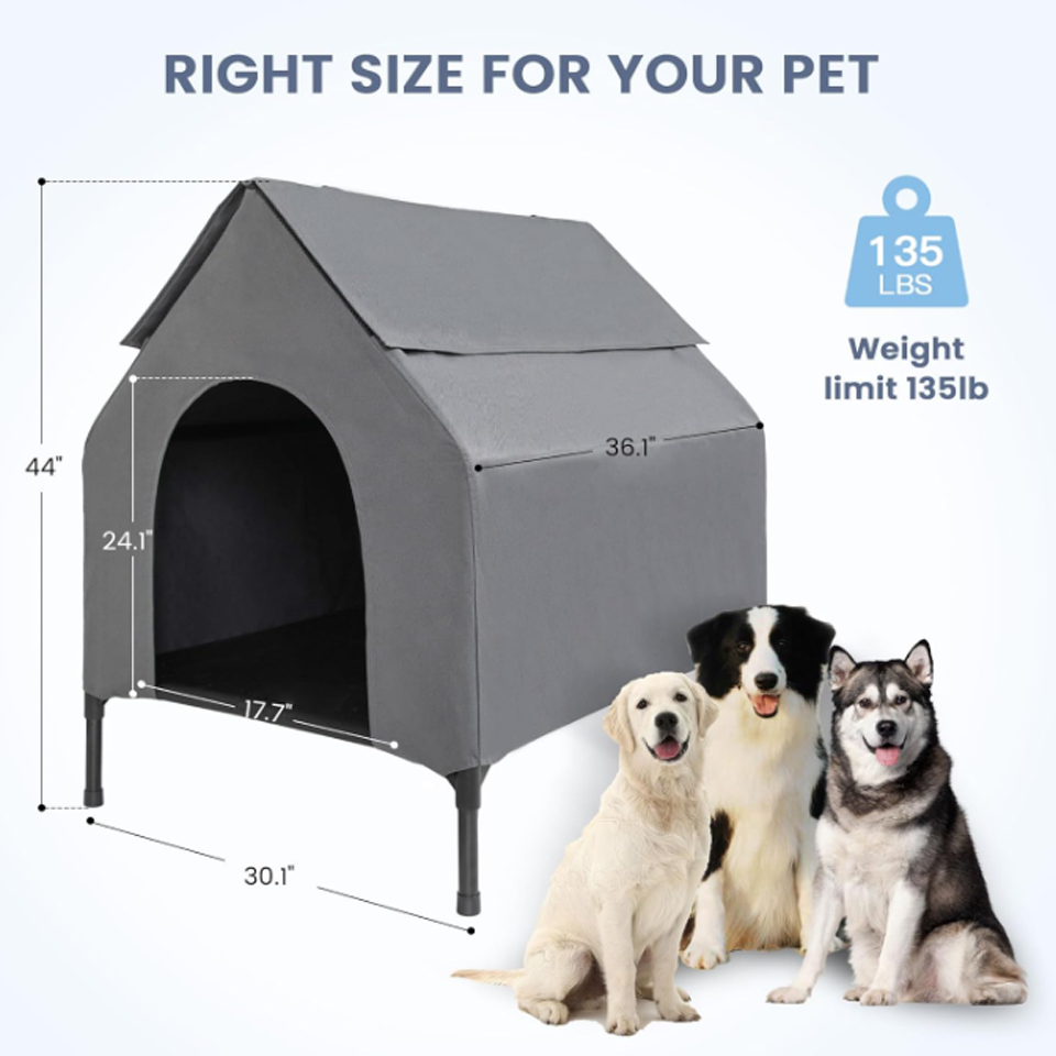 36" Large Dog House for Large Dog Indoor or Outside - Image 2